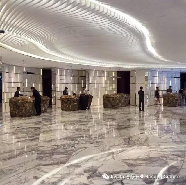 Milas Lilac Marble for Hotel Robby Floor