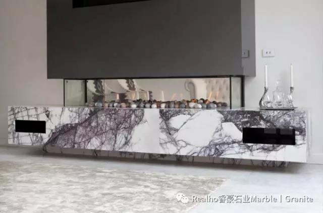 Milas Lilac Marble for TV Bar