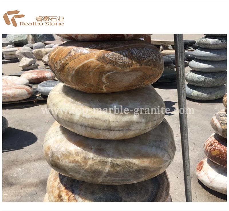 Honey oval pebble Honey oval pebble