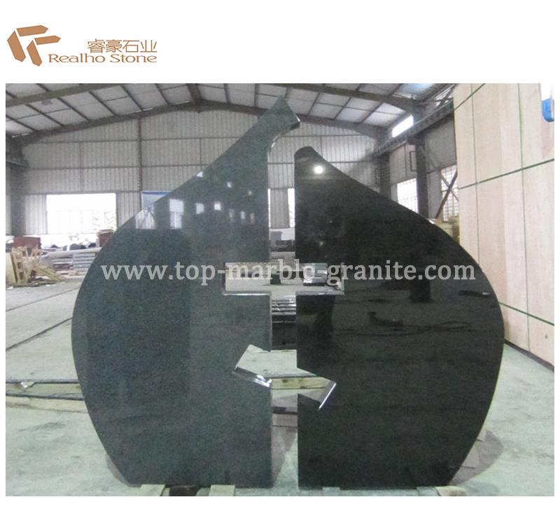 Black tombstone with special design