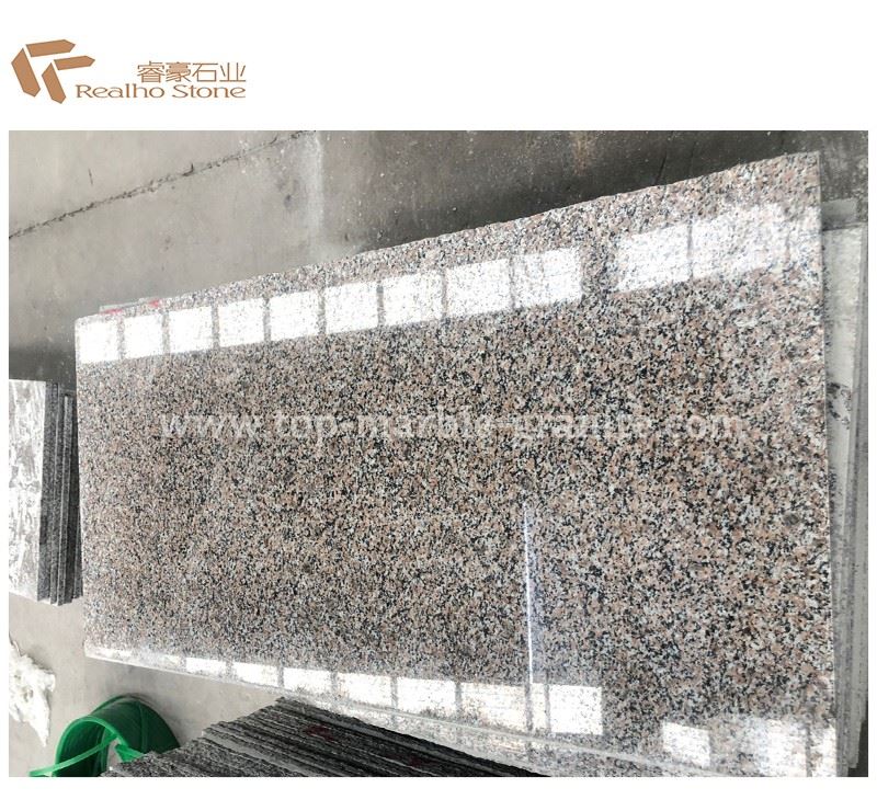 red granite slab