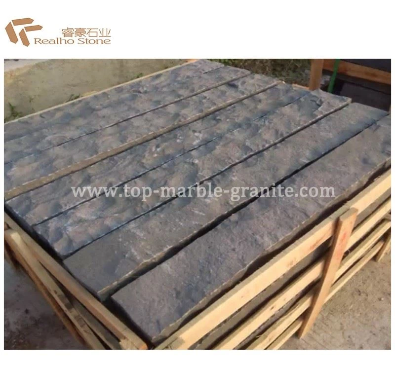Granite kerbstone with six faces natural split