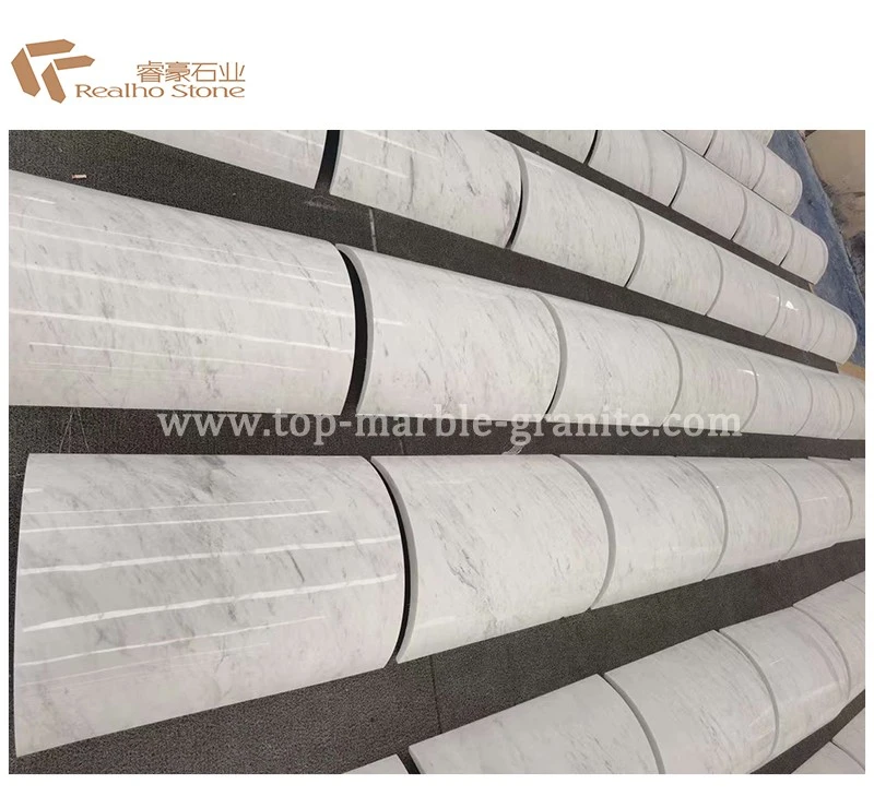 White marble cladding tile