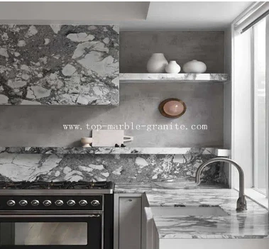 Marble With Gray Veins