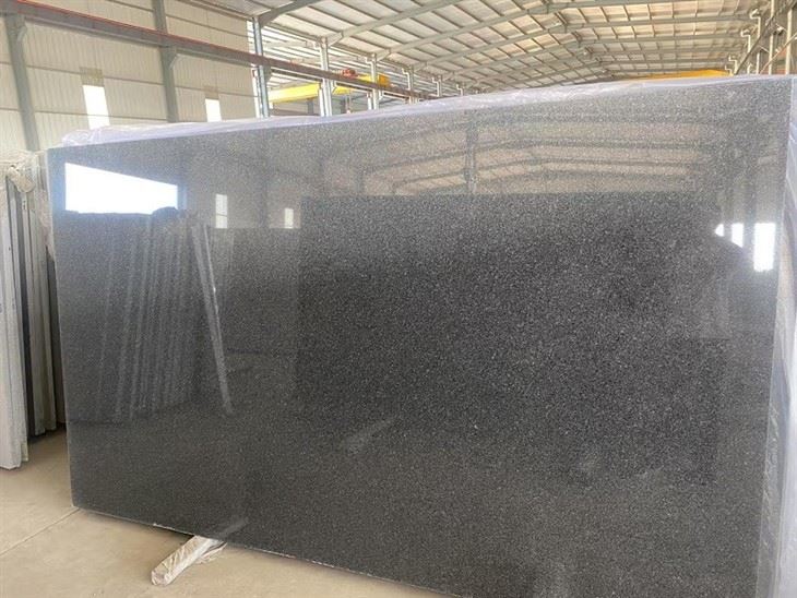 dark grey granite slab