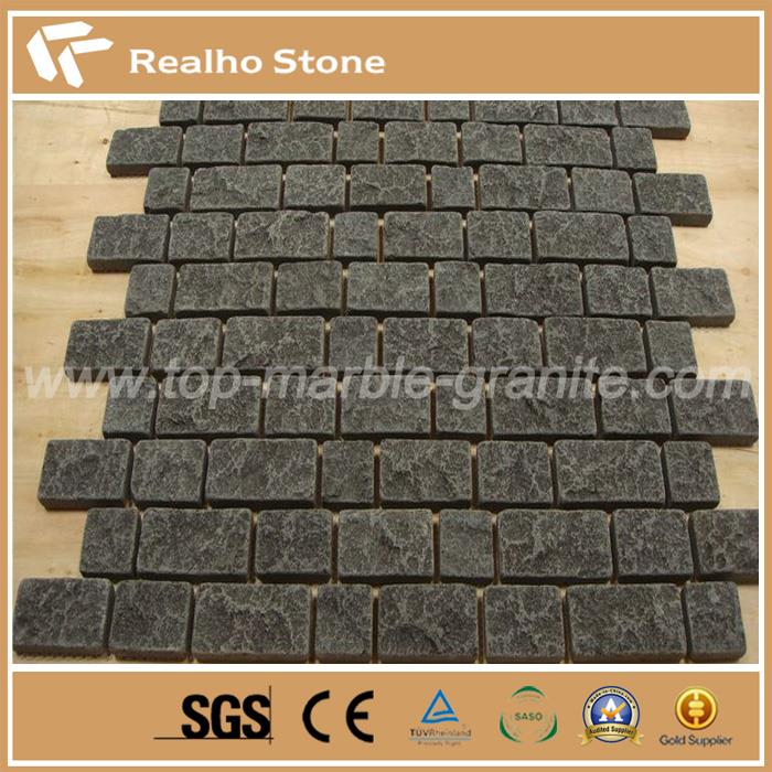Courtyard Natural Tumbled Stone Paver On Mesh