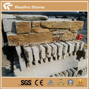 Eksterior Rustic Quarzite batu dinding cladding ubin