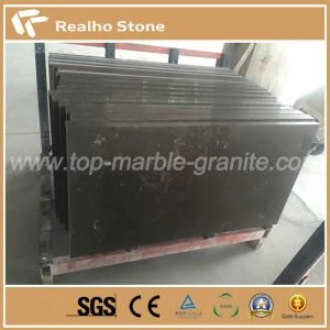 Countertops Batu Kuarsa Fosil Cokelat (Coklat)