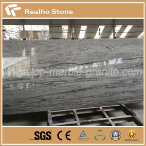 Prefab Sungai Counter atas Granite Bar Putih Untuk Dapur