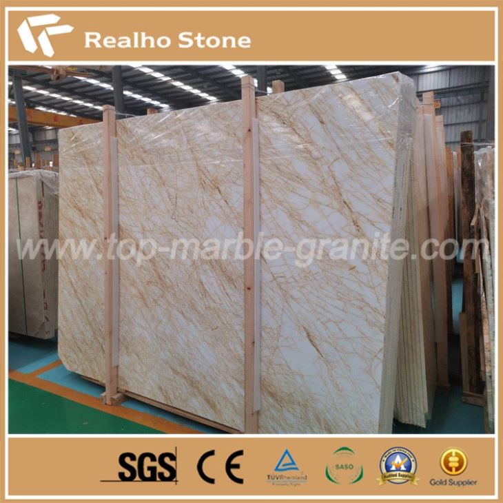 Golden Spider Marble Slabs