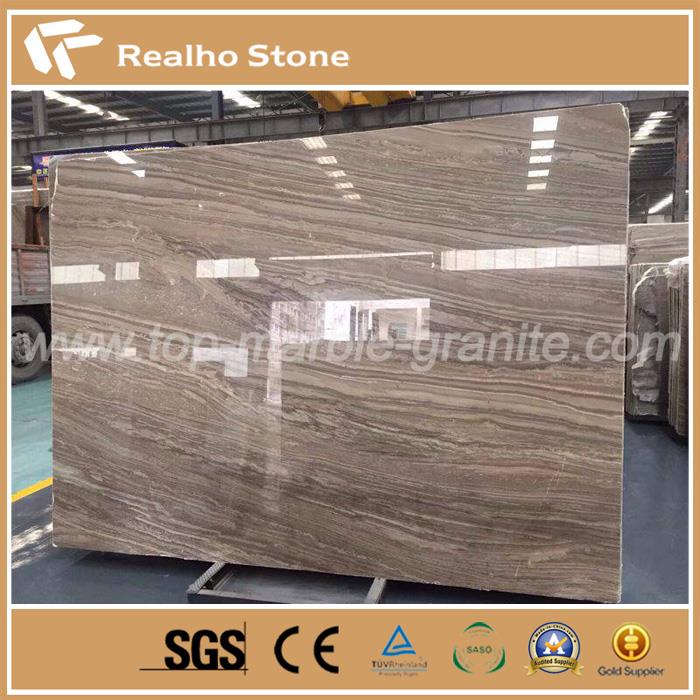 Kirin Brown Wooden Marble Untuk Dekorasi