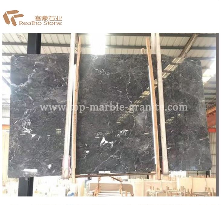 Polished King Grey Marble Slabs for Floor Tiles