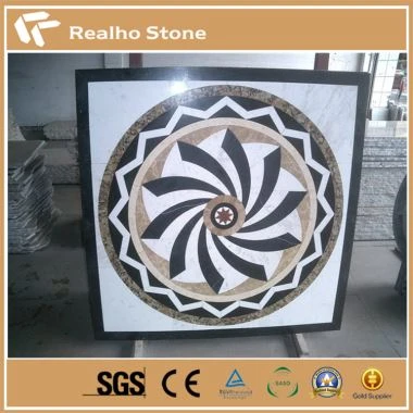 Karpet Lantai Medali Marmer, Pola Desain,