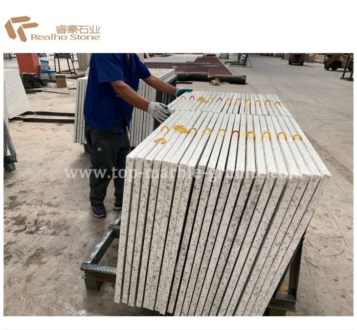 White Terrazzo Cement Wall Tiles