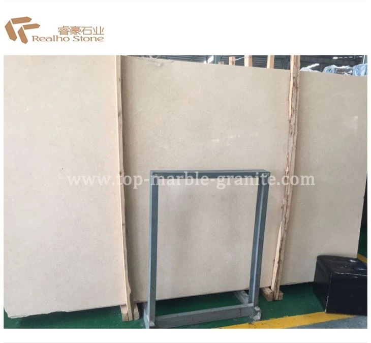 Galala Beige Cream Marble Slabs For Factory
