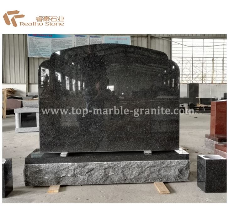Black tombstone