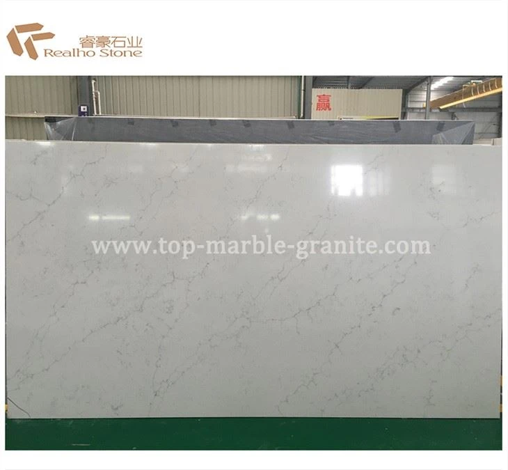 Carrara Putih Marble Veins Kuarsa