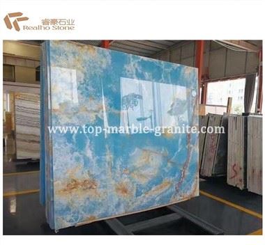 Lembaran Onyx Biru Murni Alami