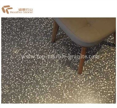 Ubin Abu-abu Terrazzo Alami