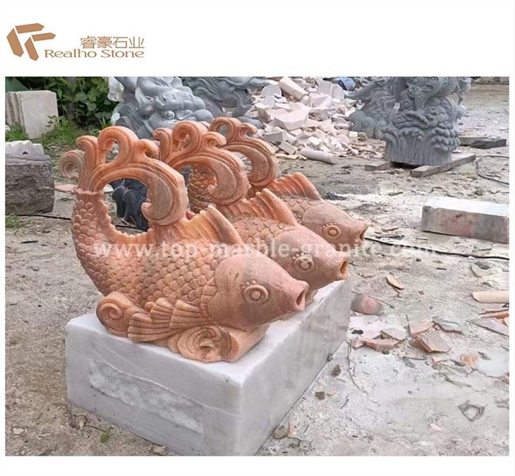 Pink marble fish